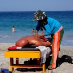 massage sur la plage